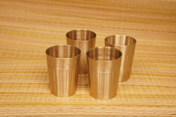Handmade Brass Tea Glass – Matt Finish