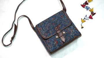 Blue Orbit Flap Flap Sling Bag