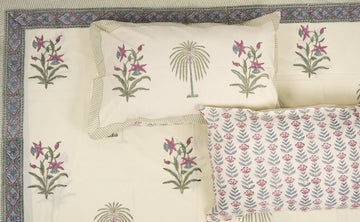 Bloomora King Size - Jumbo Size Cotton Hand Block Print