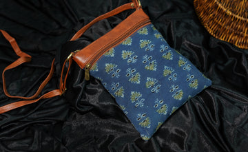 Neela Kalamkari Small Sling Bag
