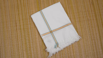 White Khadi Cotton Towel