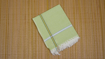 Hariyali Khadi Cotton Towel