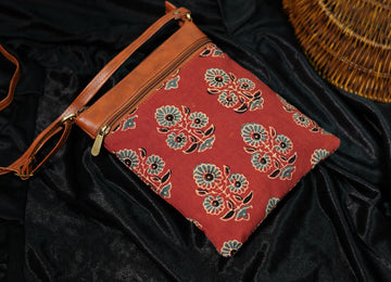 Kalamkari Charm Small Sling Bag