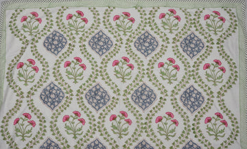 Gulbagh Handblock Dohar – Double Size