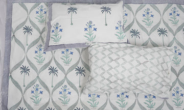 Taruja King Size - Jumbo Size Cotton Hand Block Print
