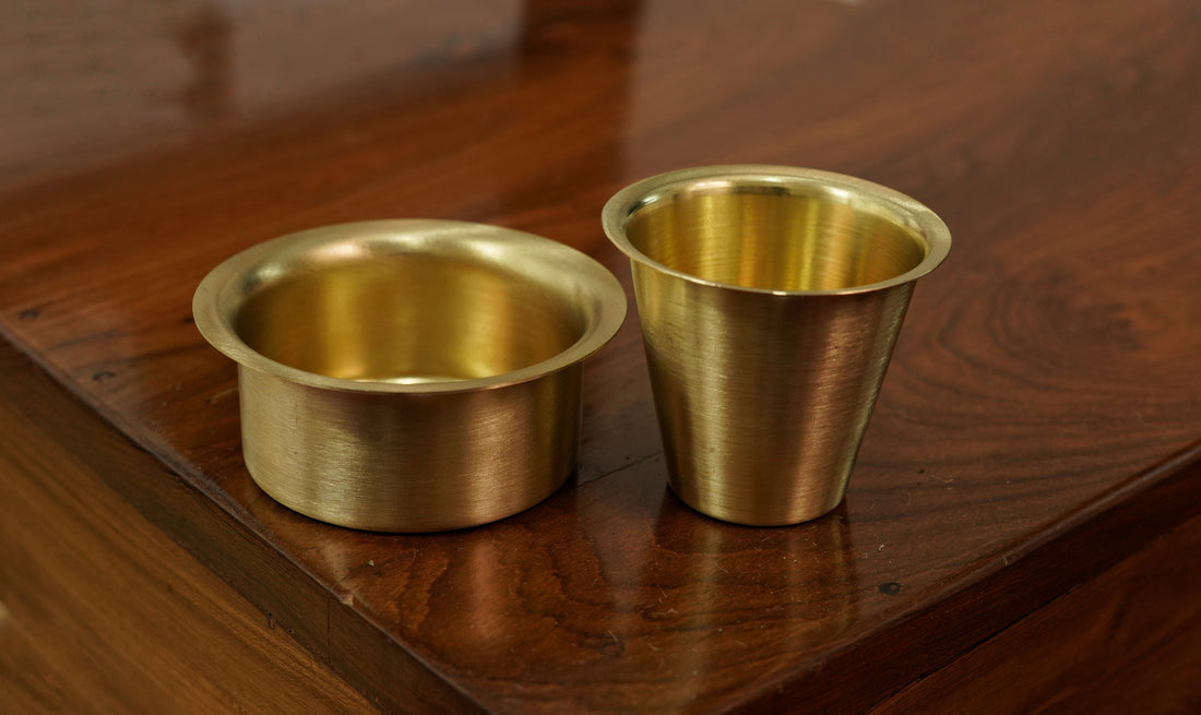 Brass Coffee Dabara Plain Matte Set