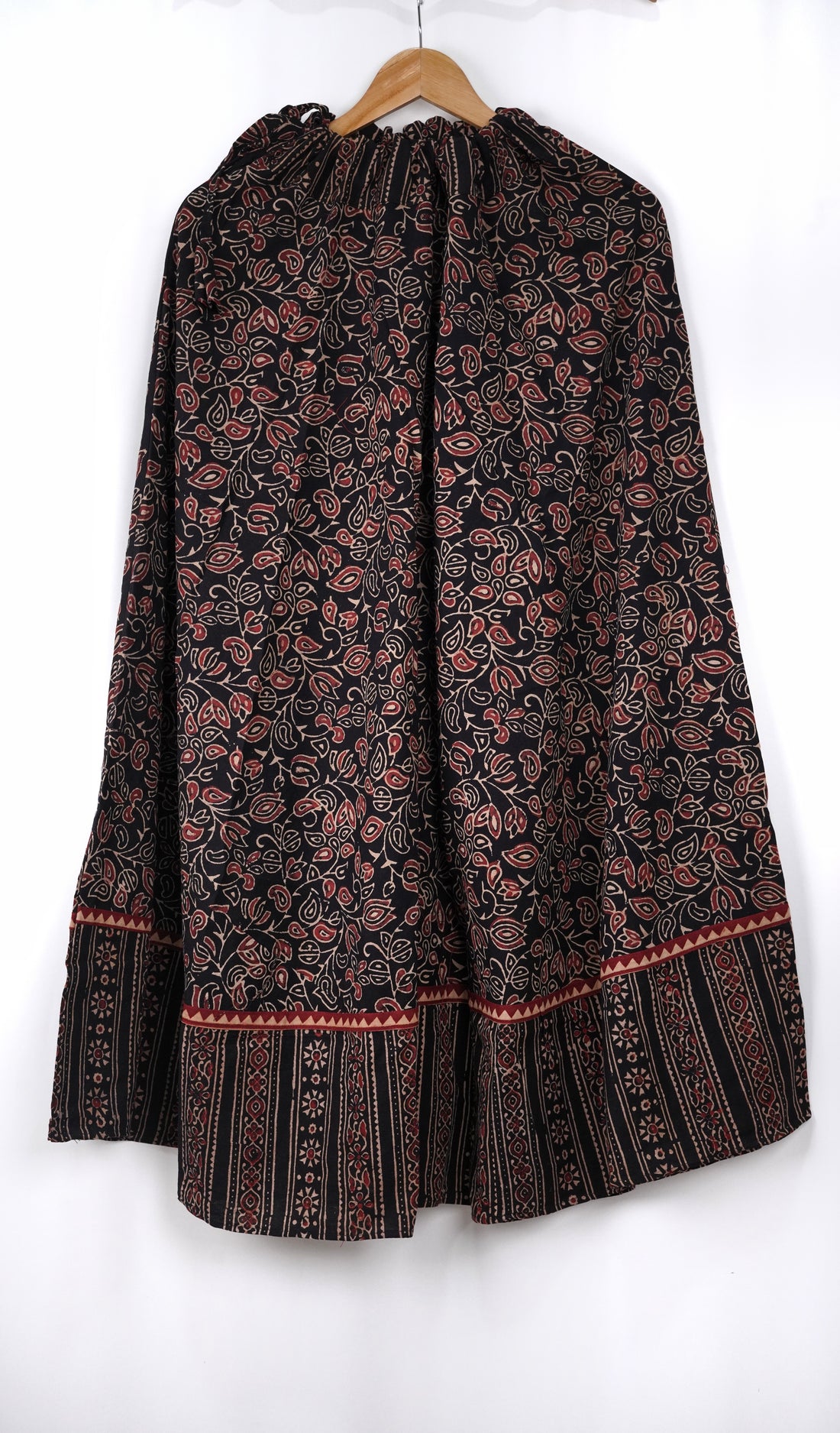 Indigo Blossom Ajrakh Skirt