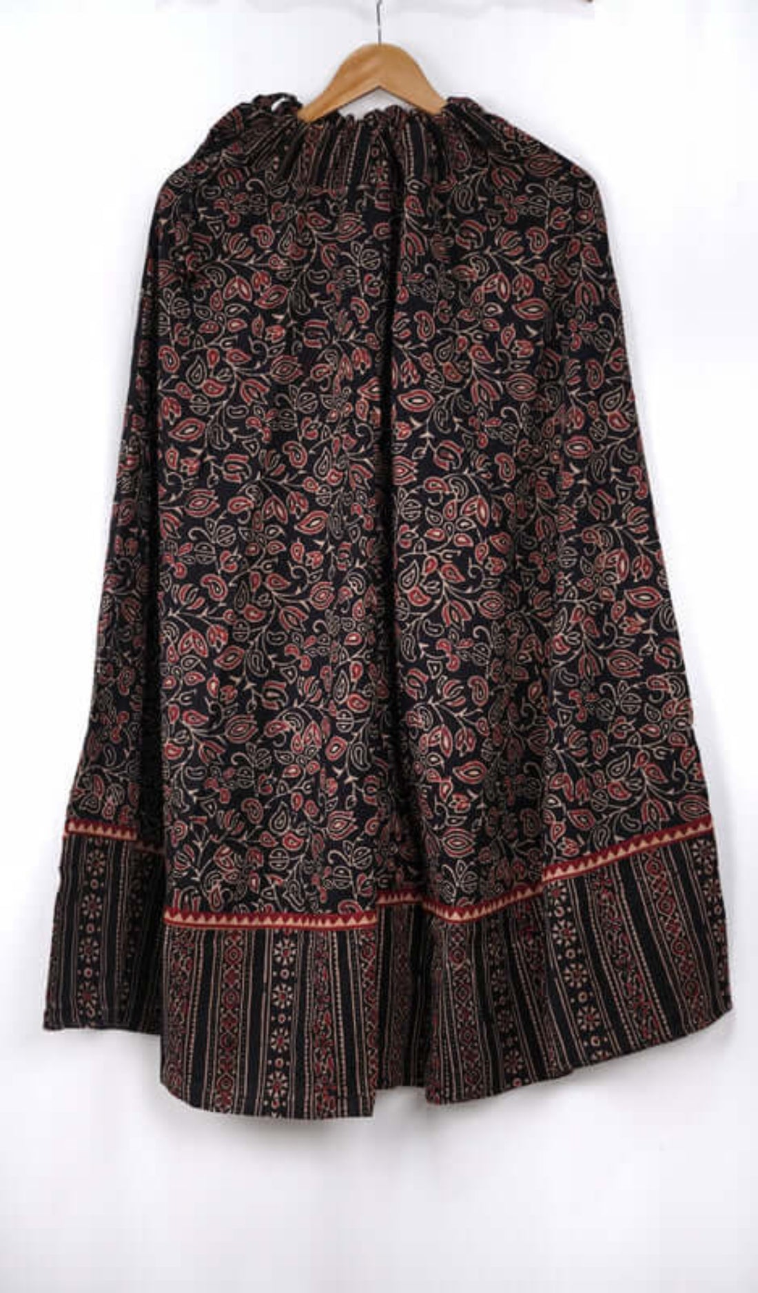 Indigo Blossom Ajrakh Skirt