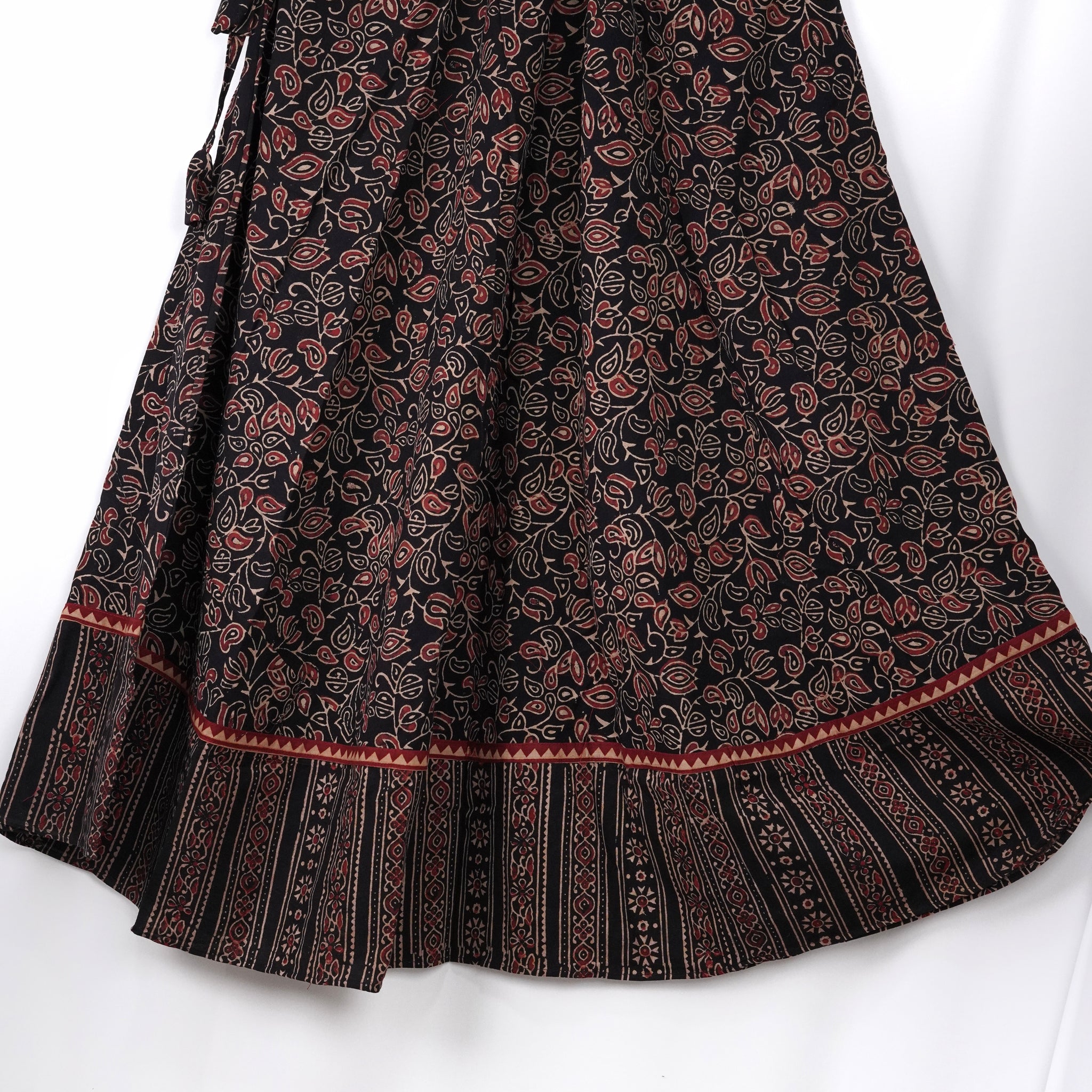 Indigo Blossom Ajrakh Skirt