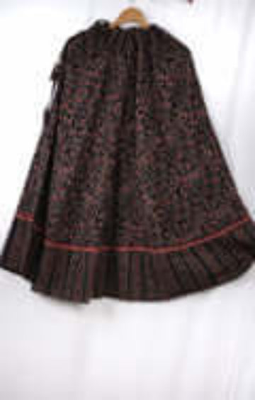 Indigo Blossom Ajrakh Skirt