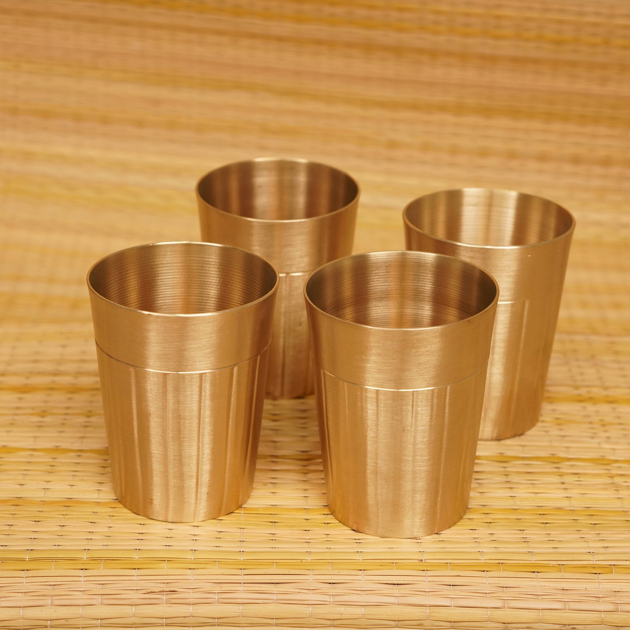 Handmade Brass Tea Glass – Matt Finish