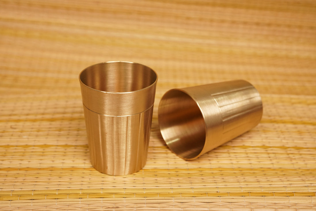 Handmade Brass Tea Glass – Matt Finish
