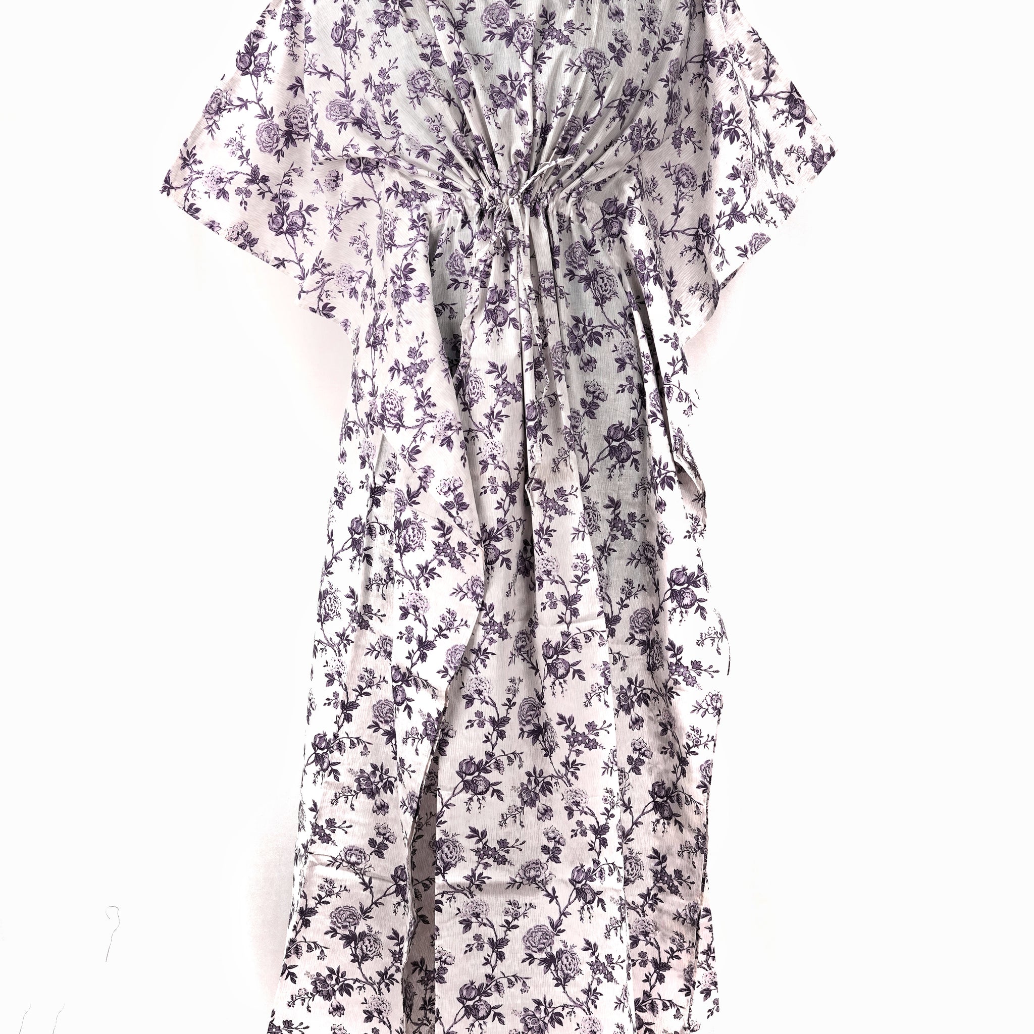 Faira Printed Cotton Long Kaftan