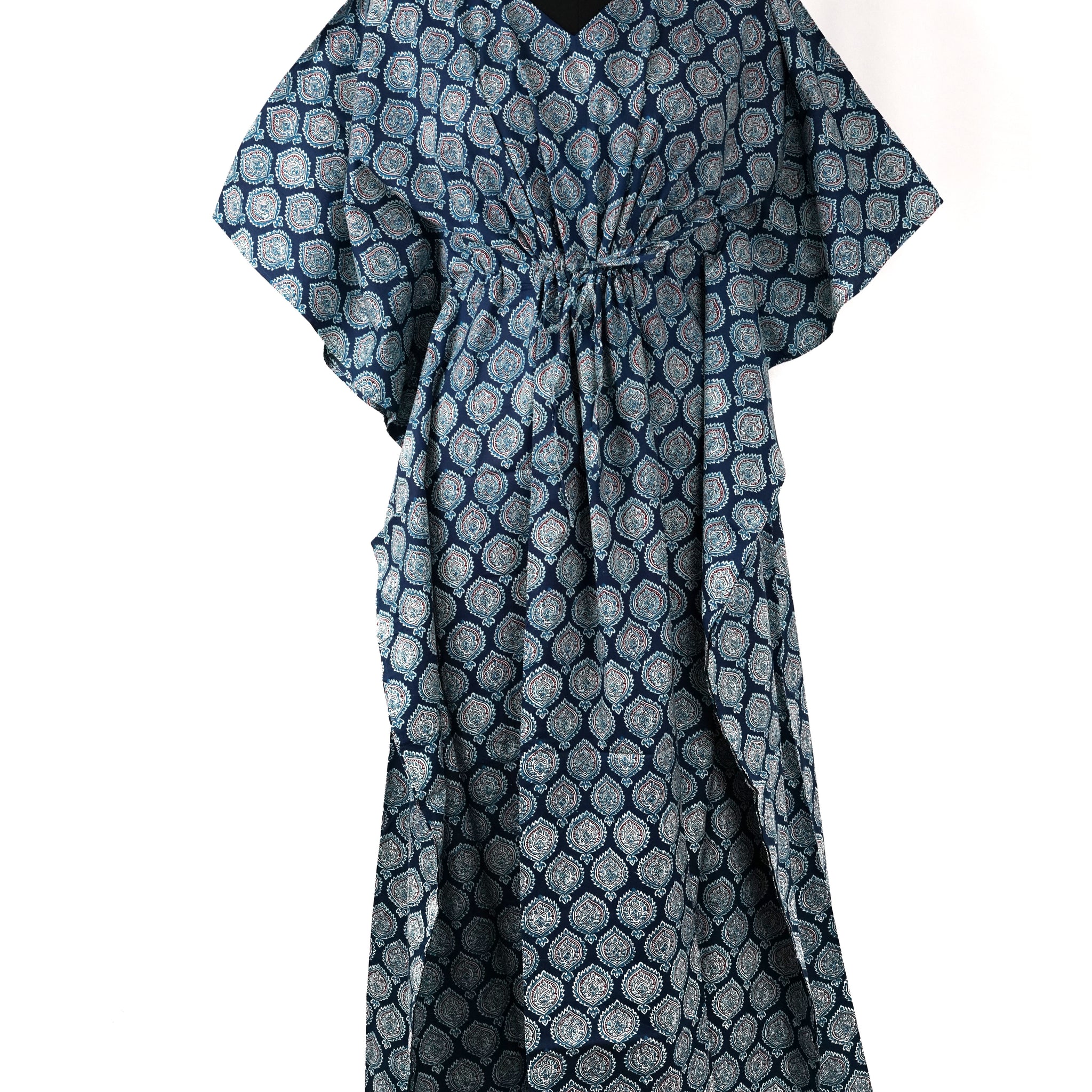 Aani Printed Cotton Long Kaftan