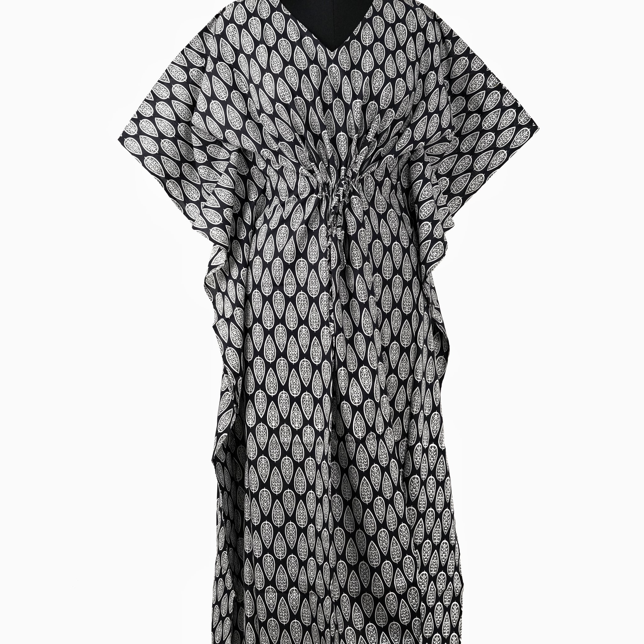 Risha Printed Cotton Long Kaftan