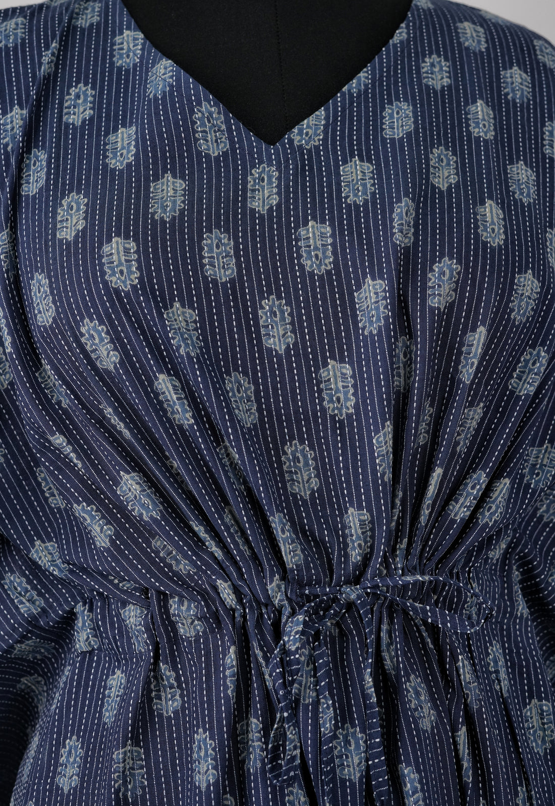 Riga Printed Cotton Long Kaftan