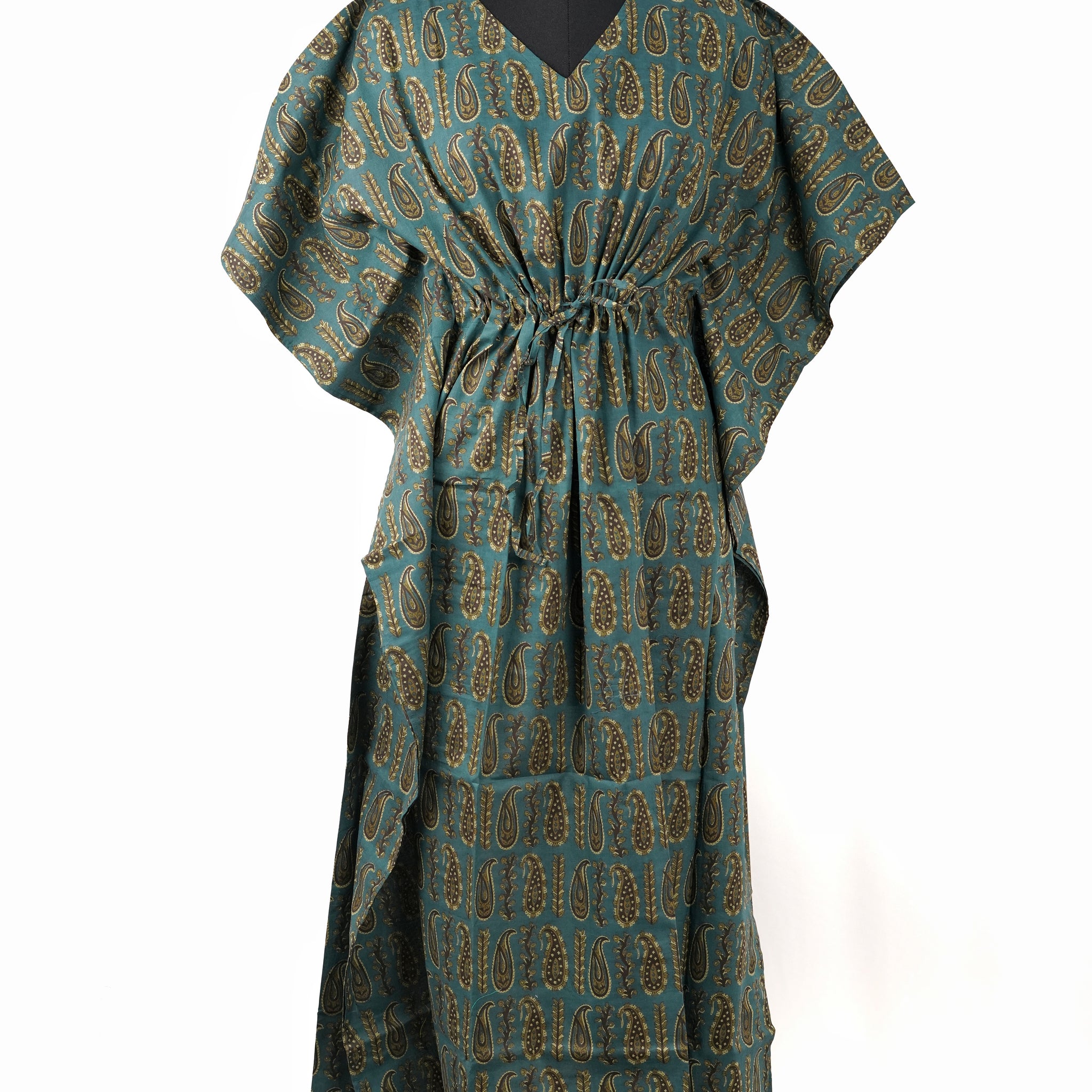 Meher Printed Cotton Long Kaftan