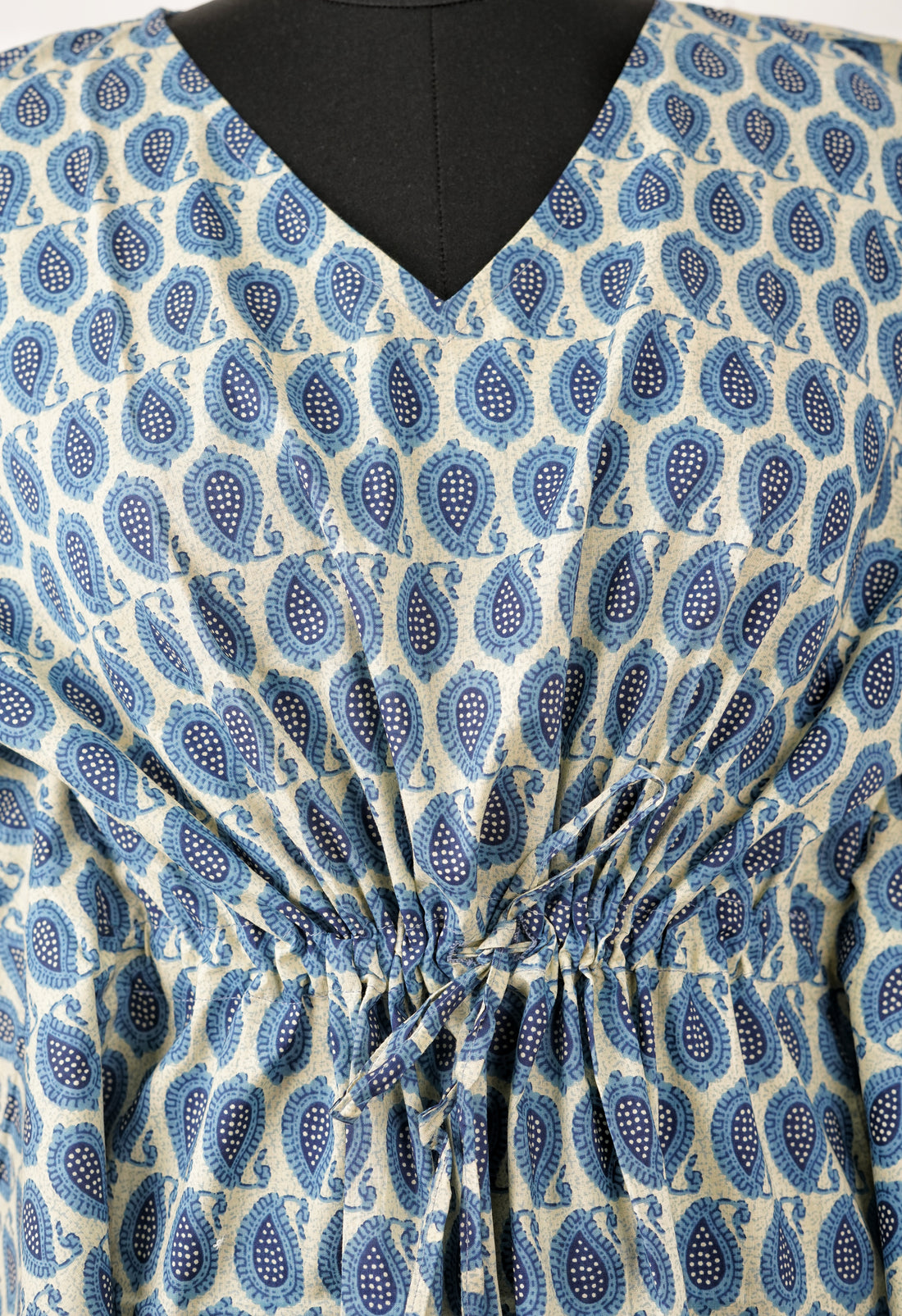 Inaya Printed Cotton Long Kaftan