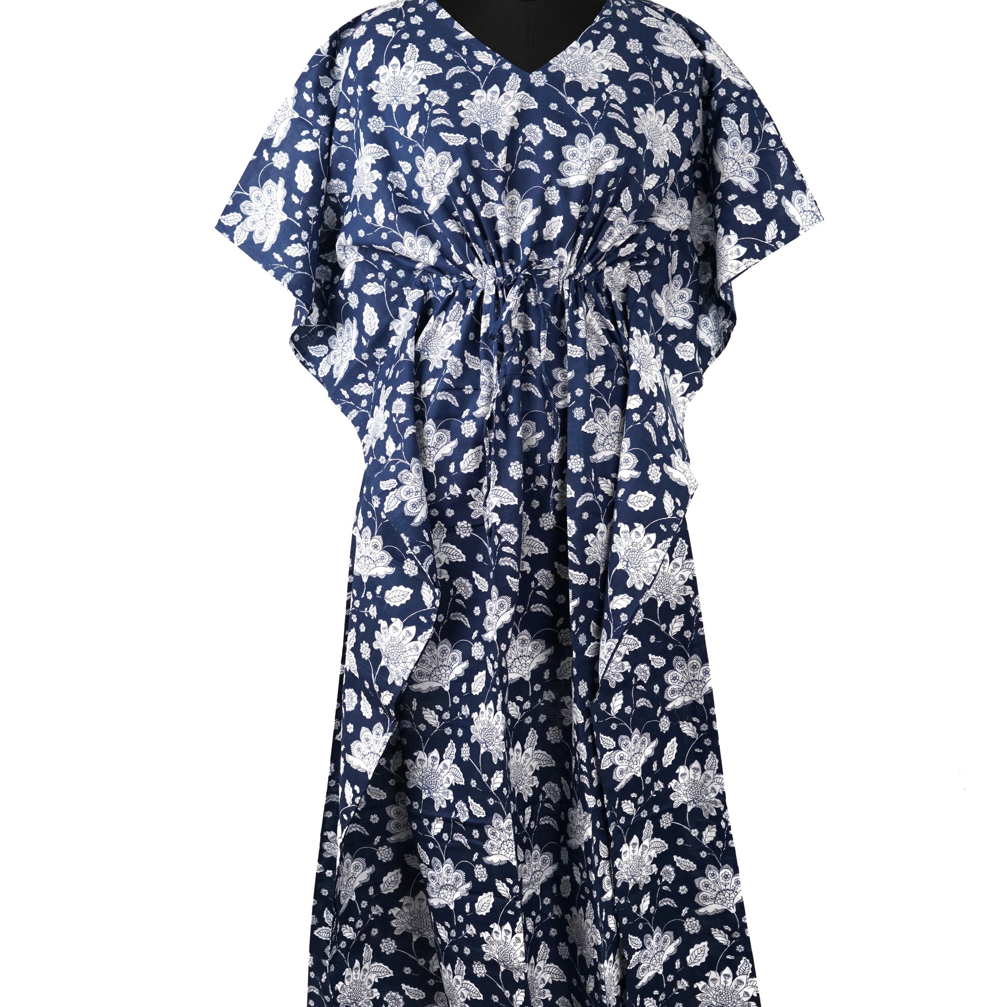 Sabi Printed Cotton Long Kaftan