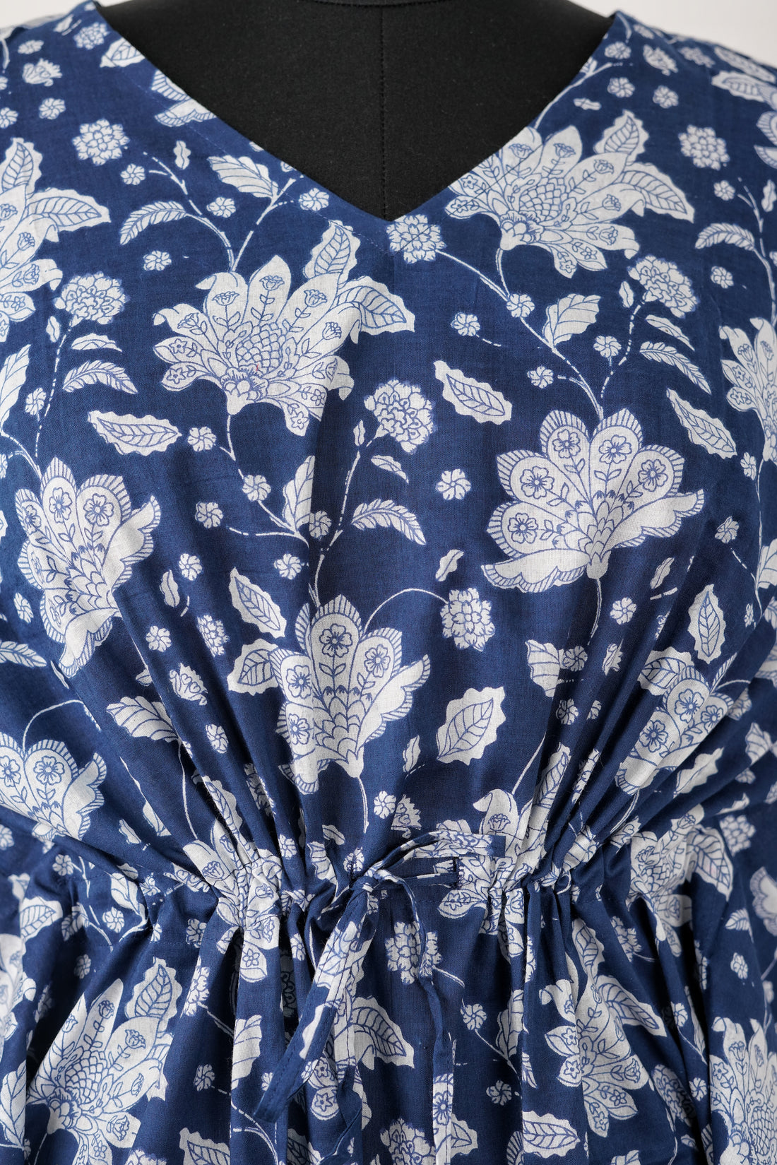 Sabi Printed Cotton Long Kaftan
