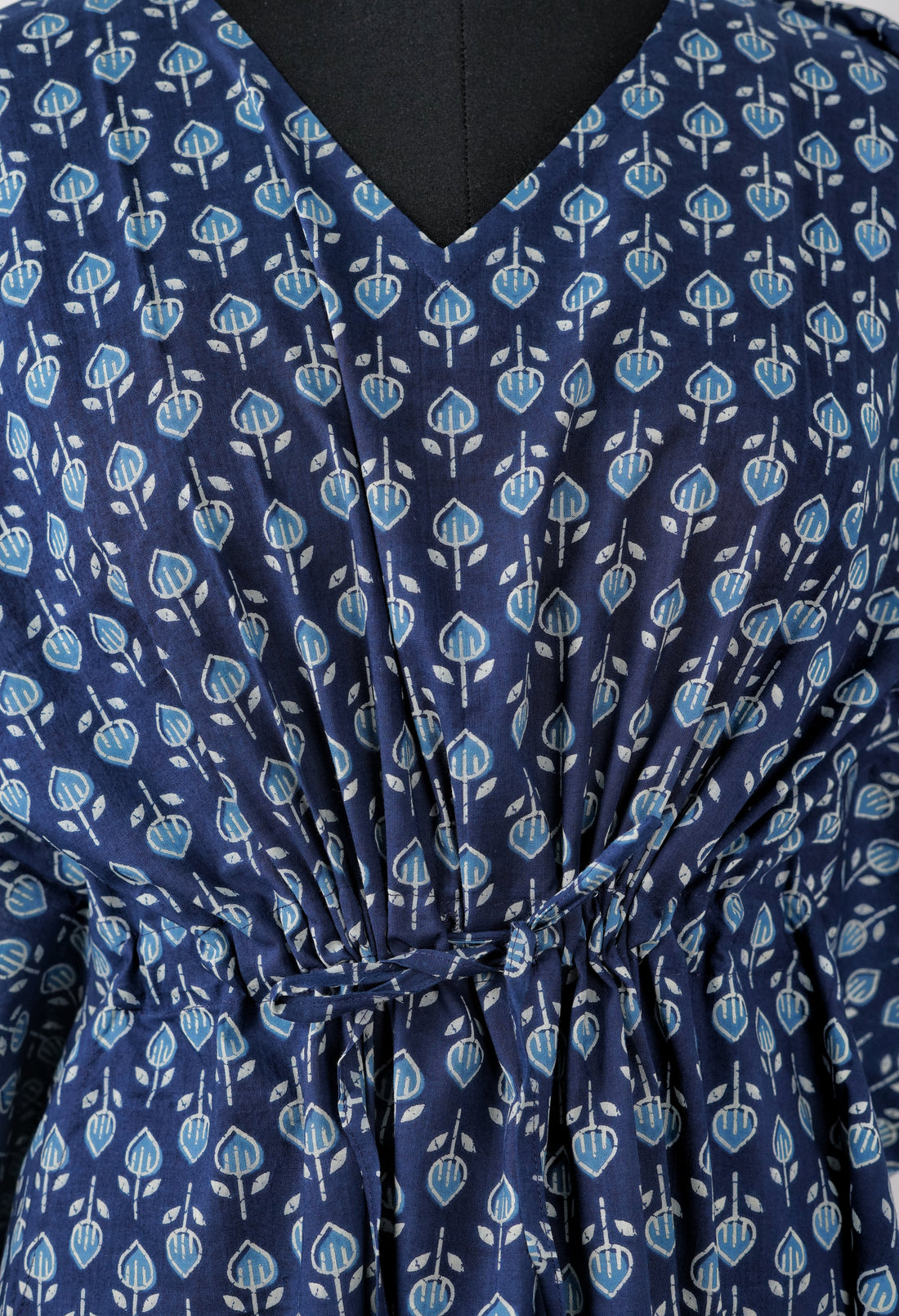 Nayyara Printed Cotton Long Kaftan