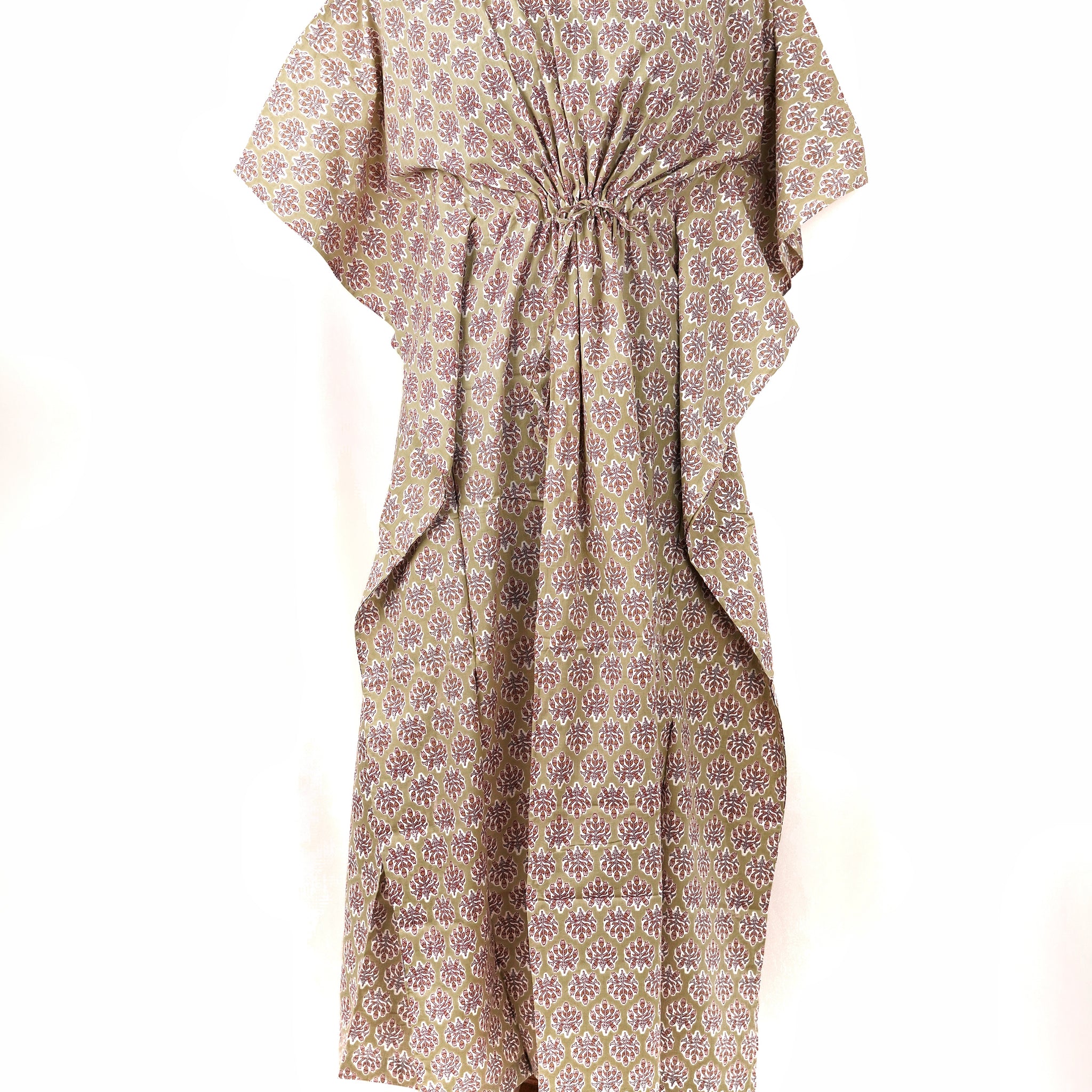 Rudmala Printed Cotton Long Kaftan