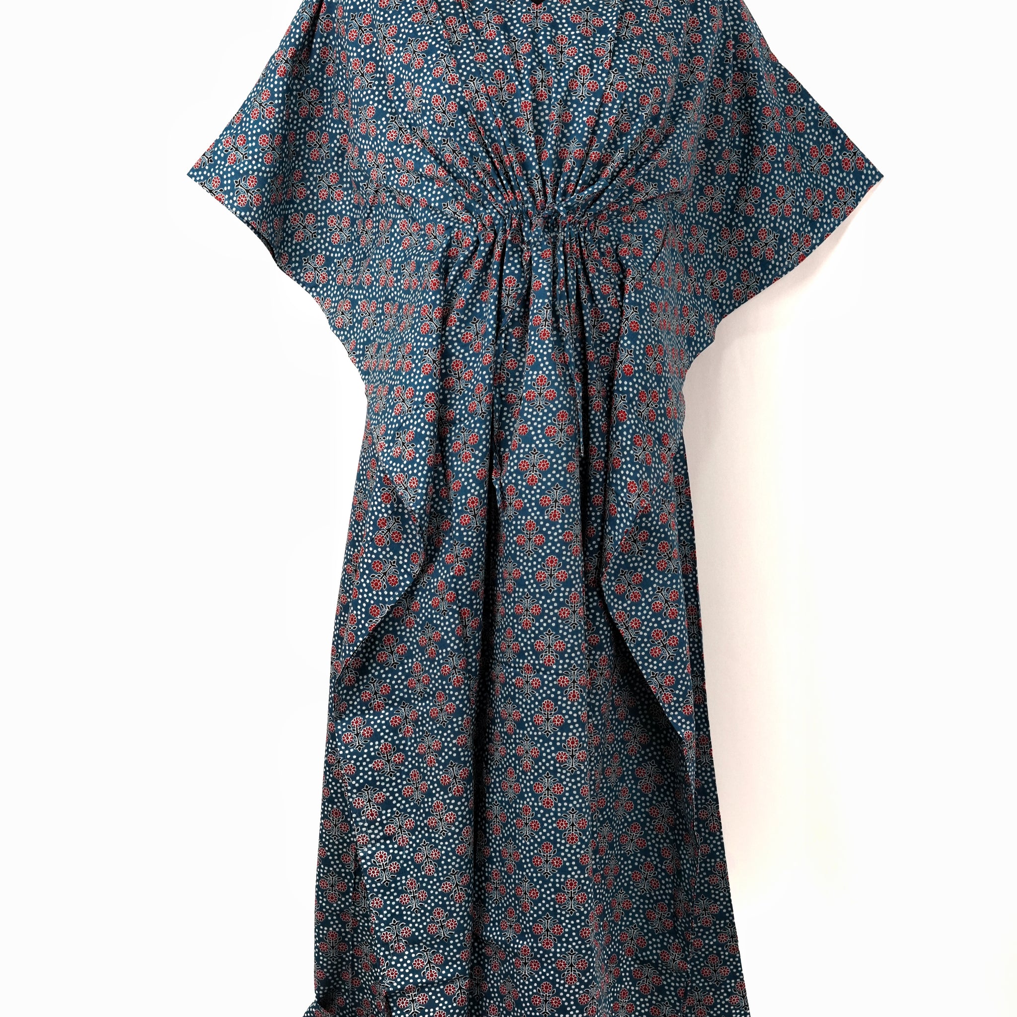 Gulvira Printed Cotton Long Kaftan