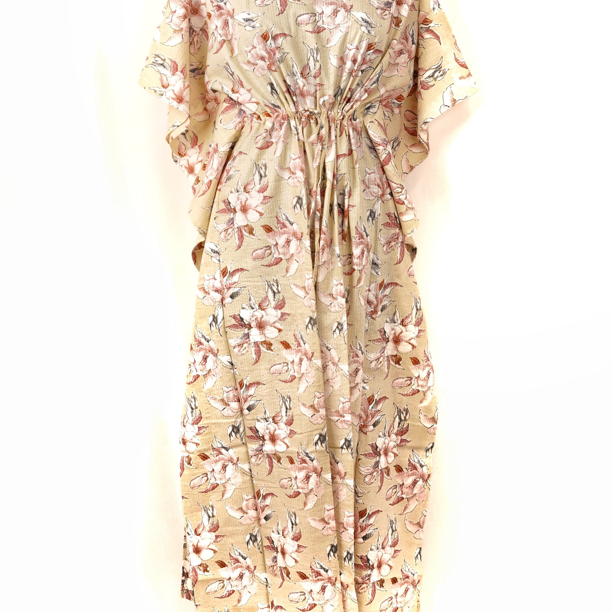 Nilvani Printed Cotton Long Kaftan