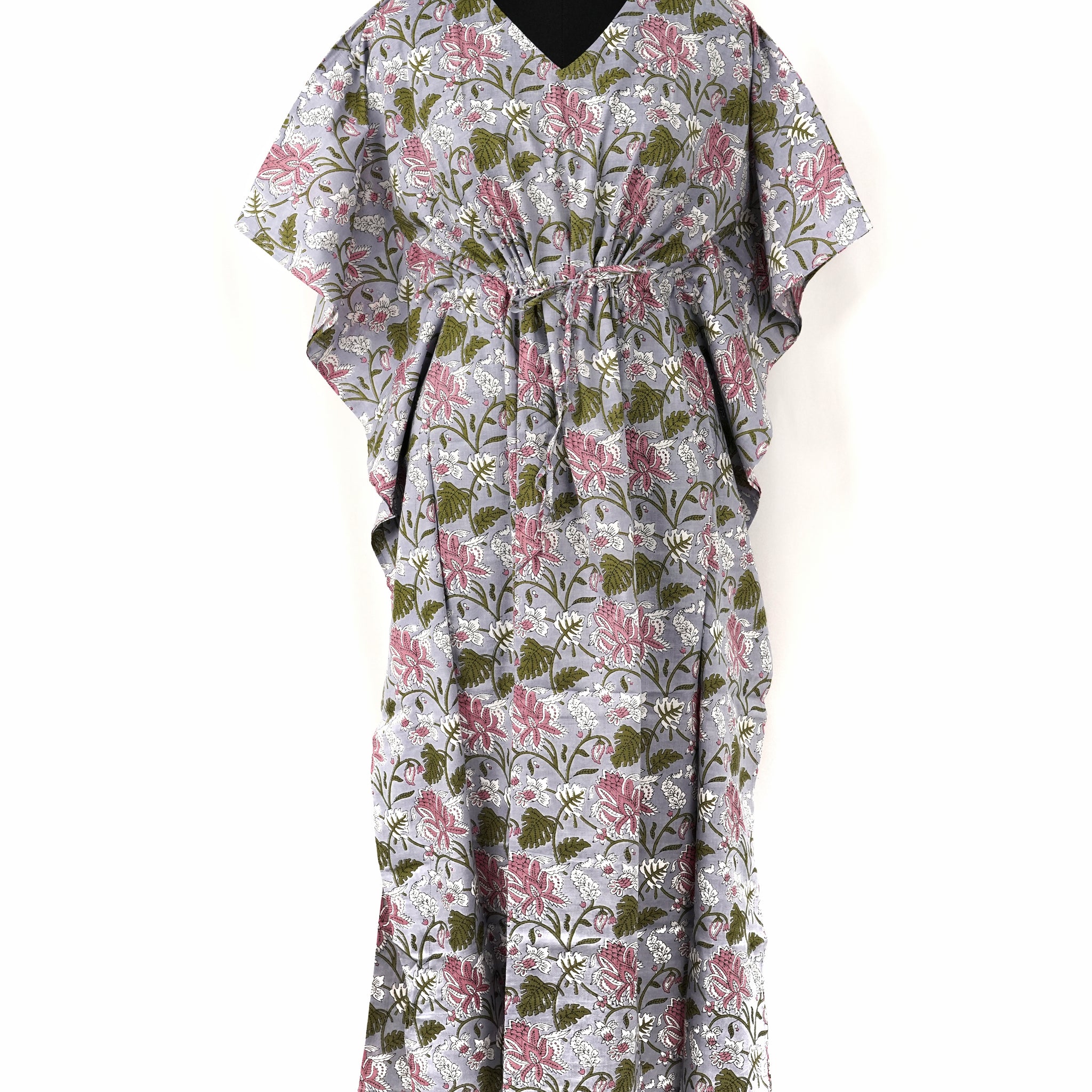 Neelara Printed Cotton Long Kaftan