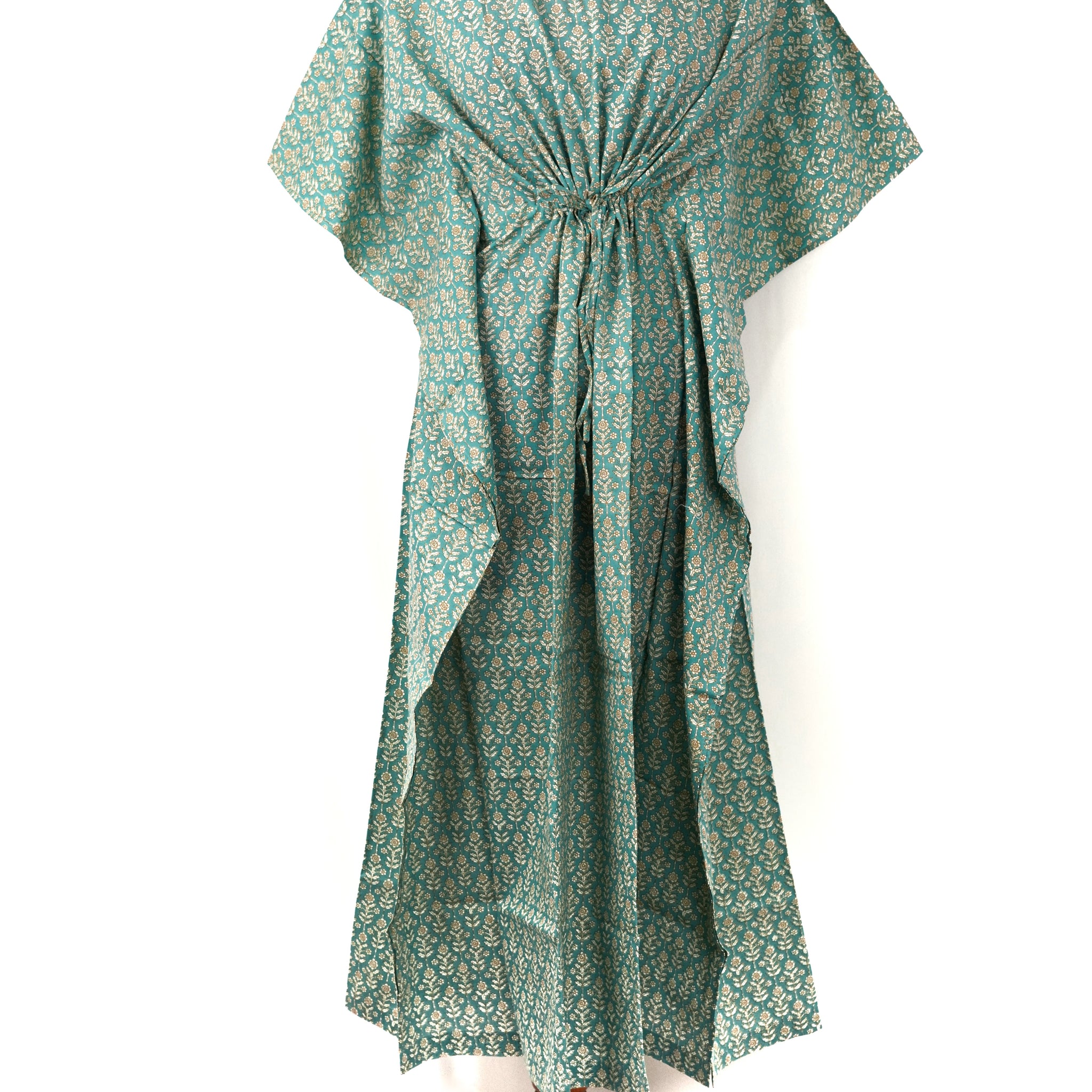 Hariya Printed Cotton Long Kaftan