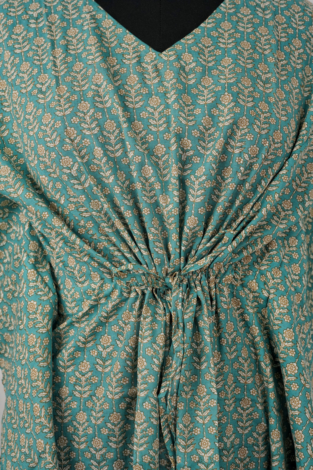 Hariya Printed Cotton Long Kaftan
