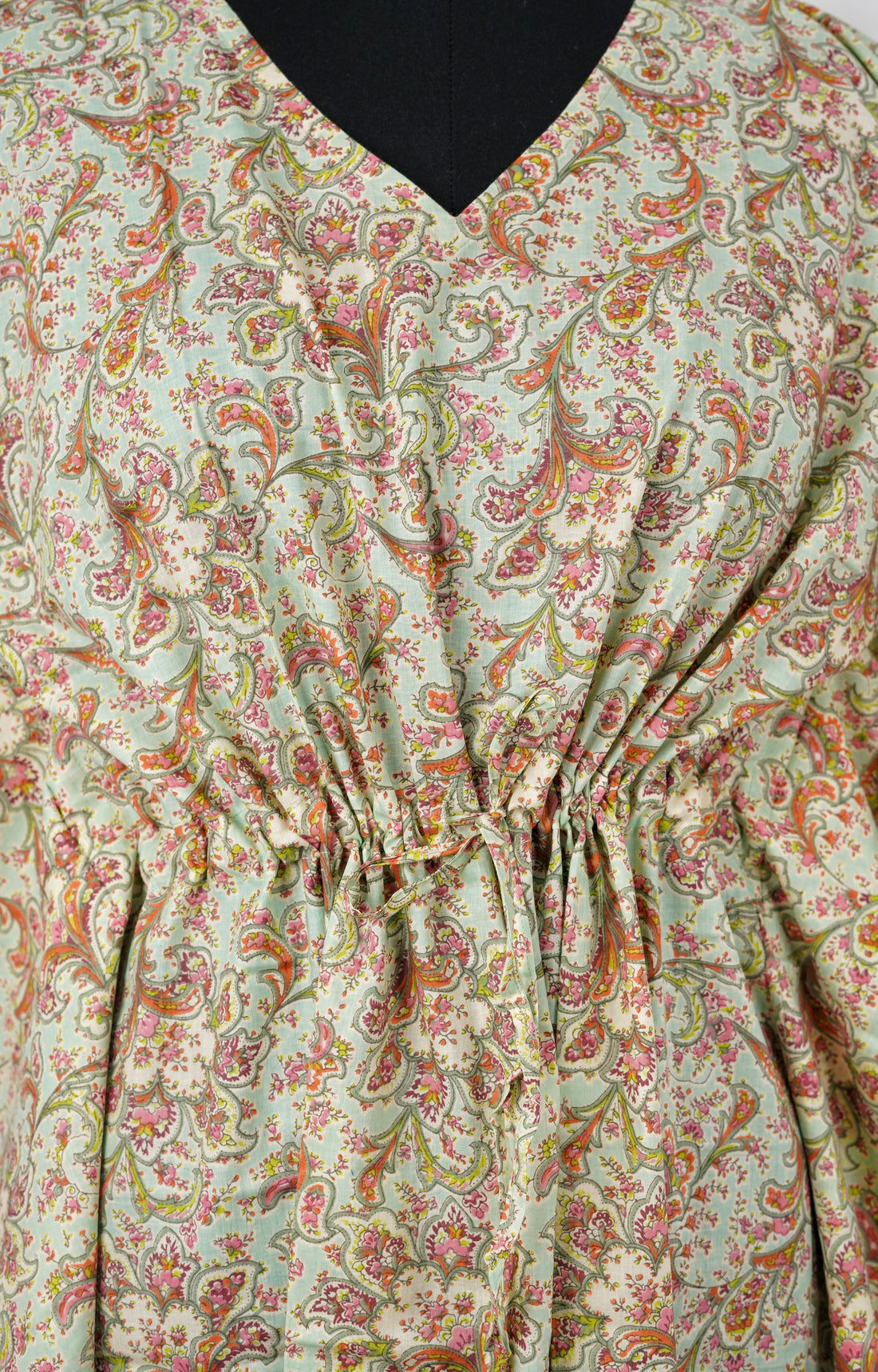 Sarva Printed Cotton Long Kaftan