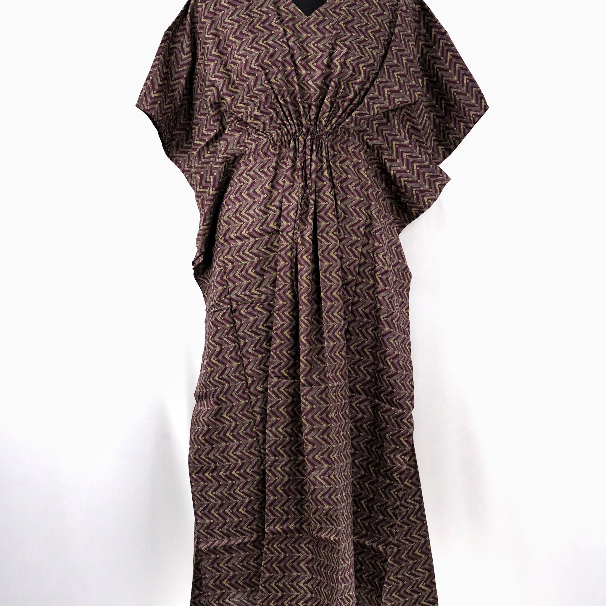 Ishara Printed Cotton Long Kaftan