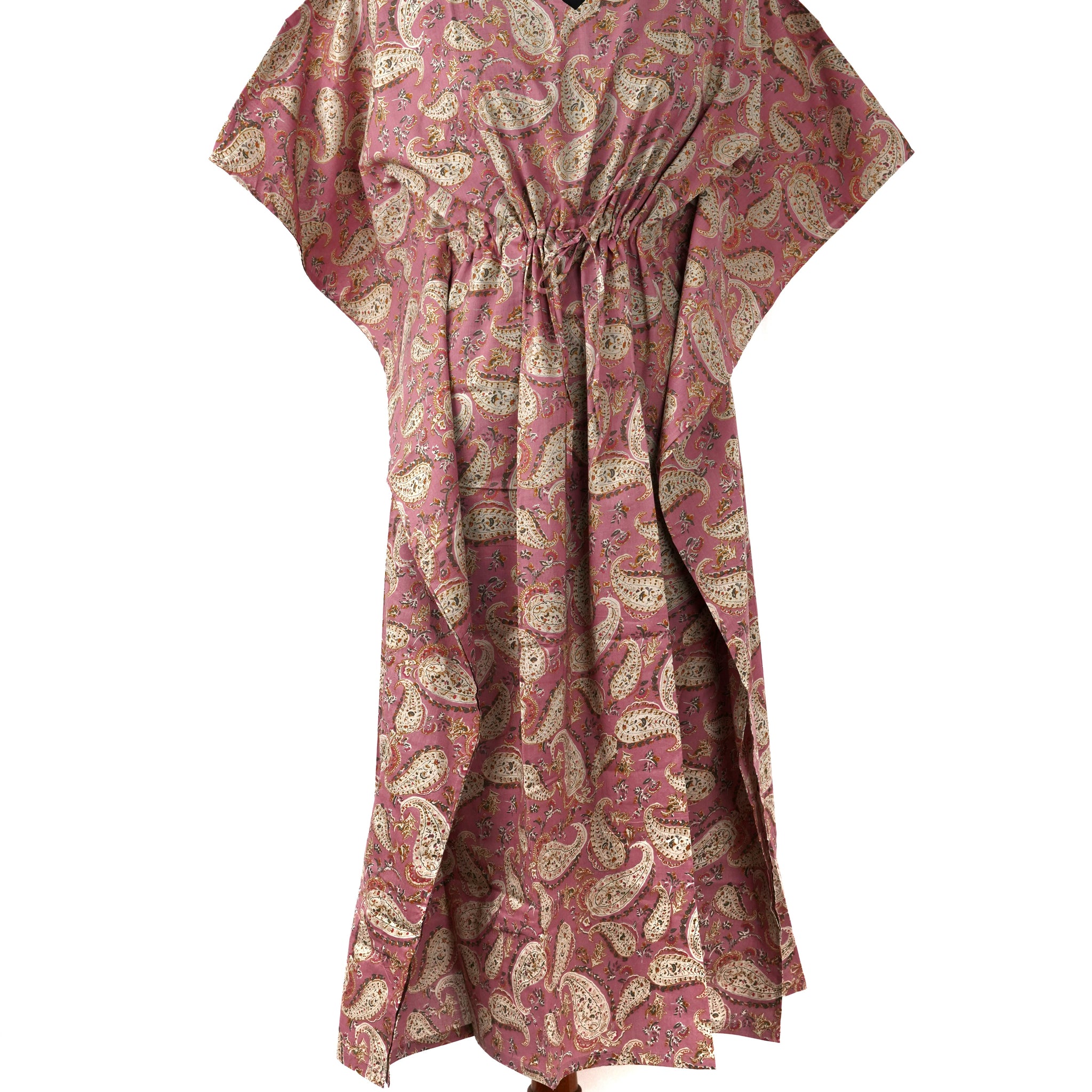 Nayra Printed Cotton Long Kaftan