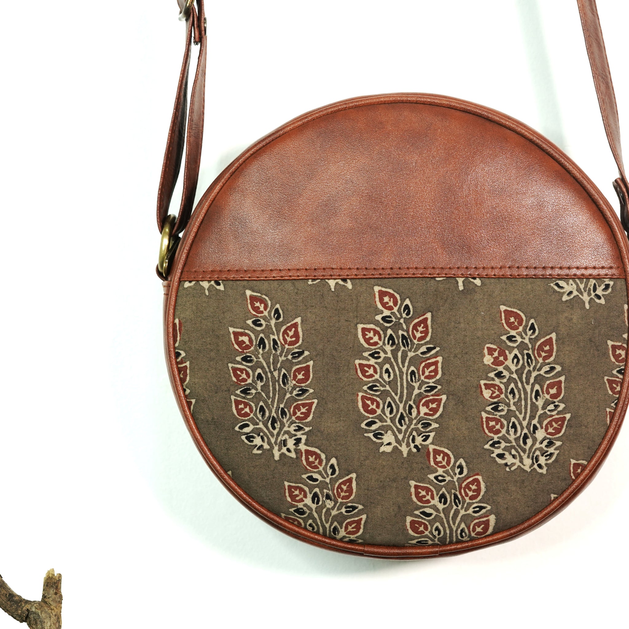 Sandalwood Round Sling Bag