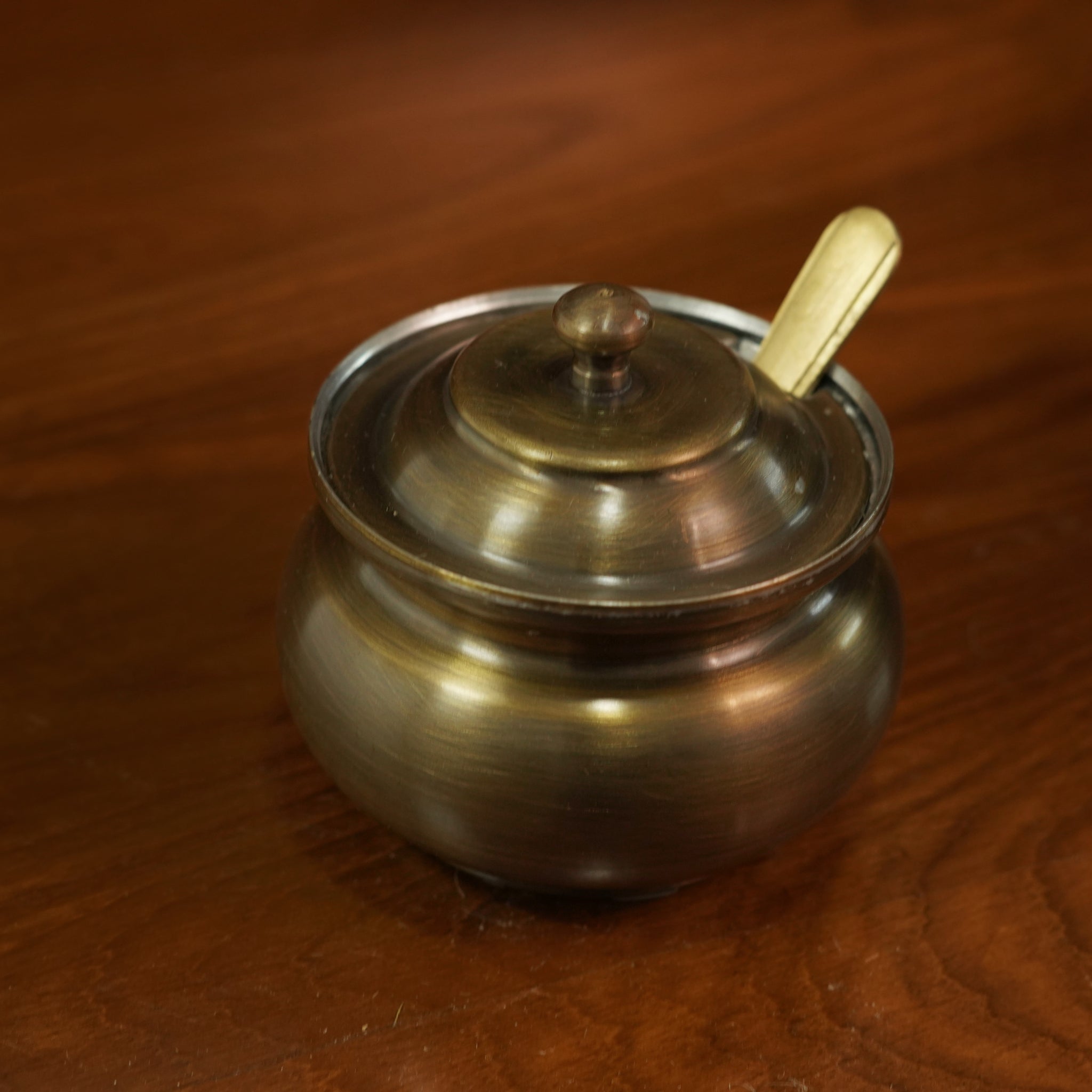 Brass Ghee Pot Antique Finish With Tin