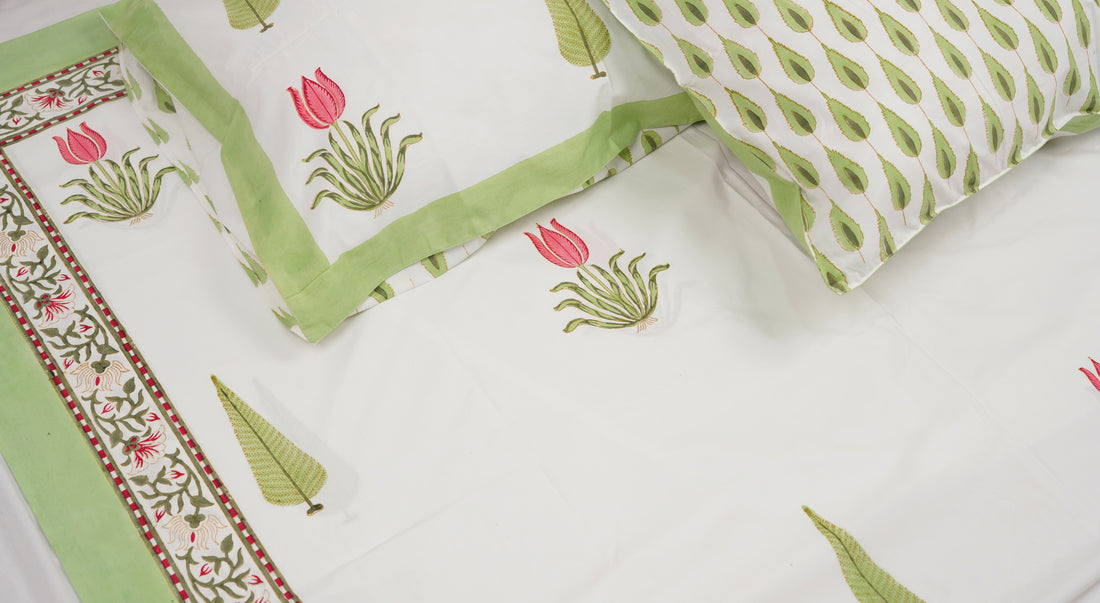 Parijat King Size - Jumbo Size Cotton Hand Block Print