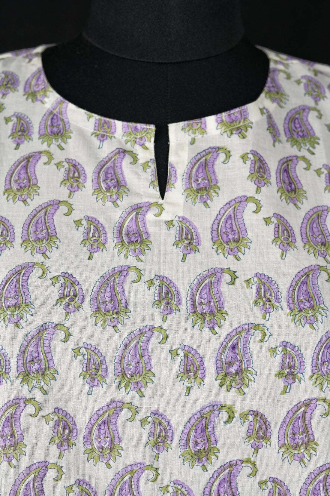 Chandni Hand BlockPrint Cotton Long Kurta