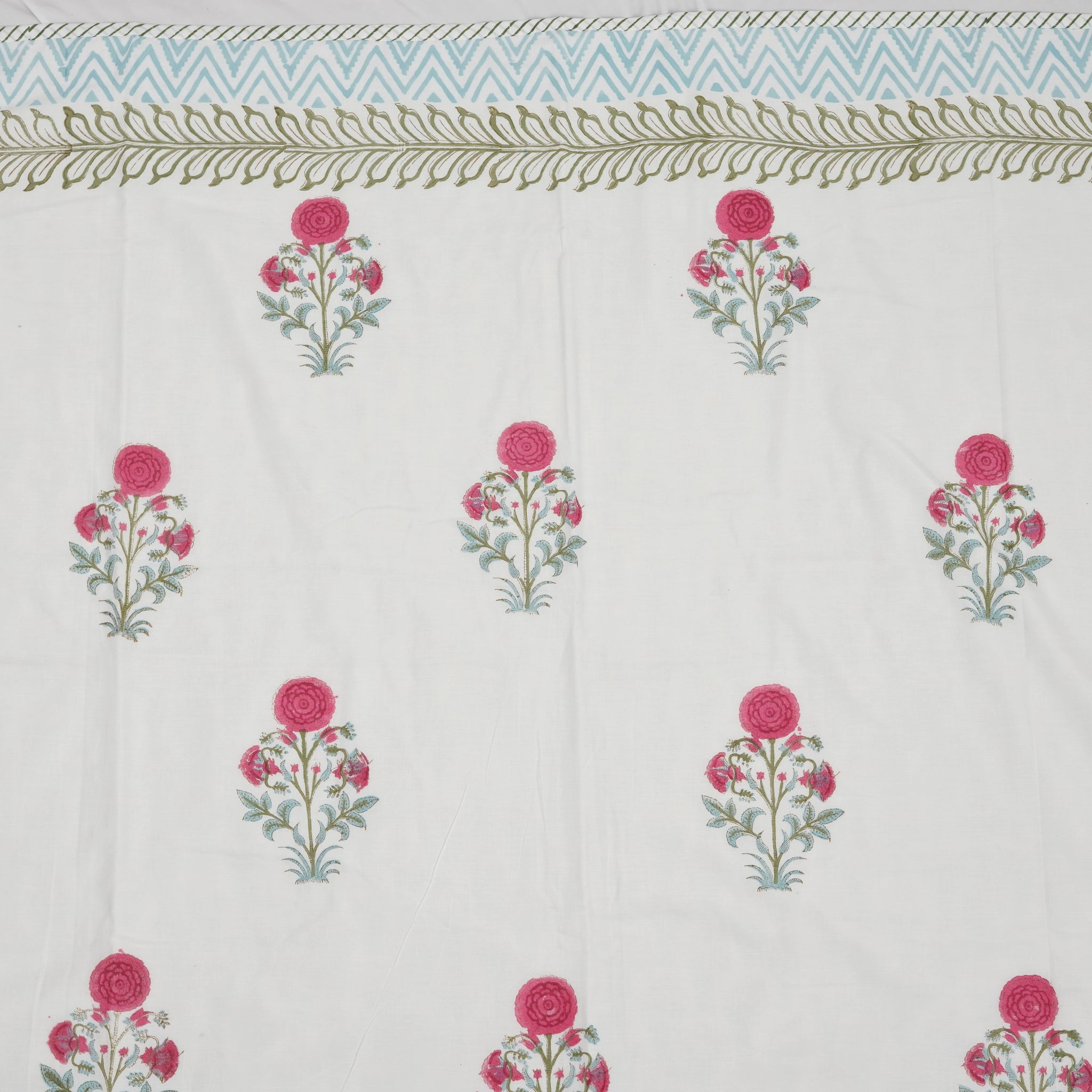 Desi Phool Blockprint Dohar