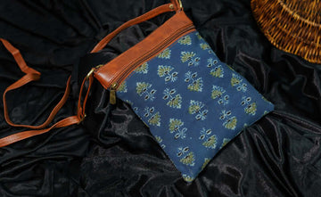Neela Kalamkari Small Sling Bag