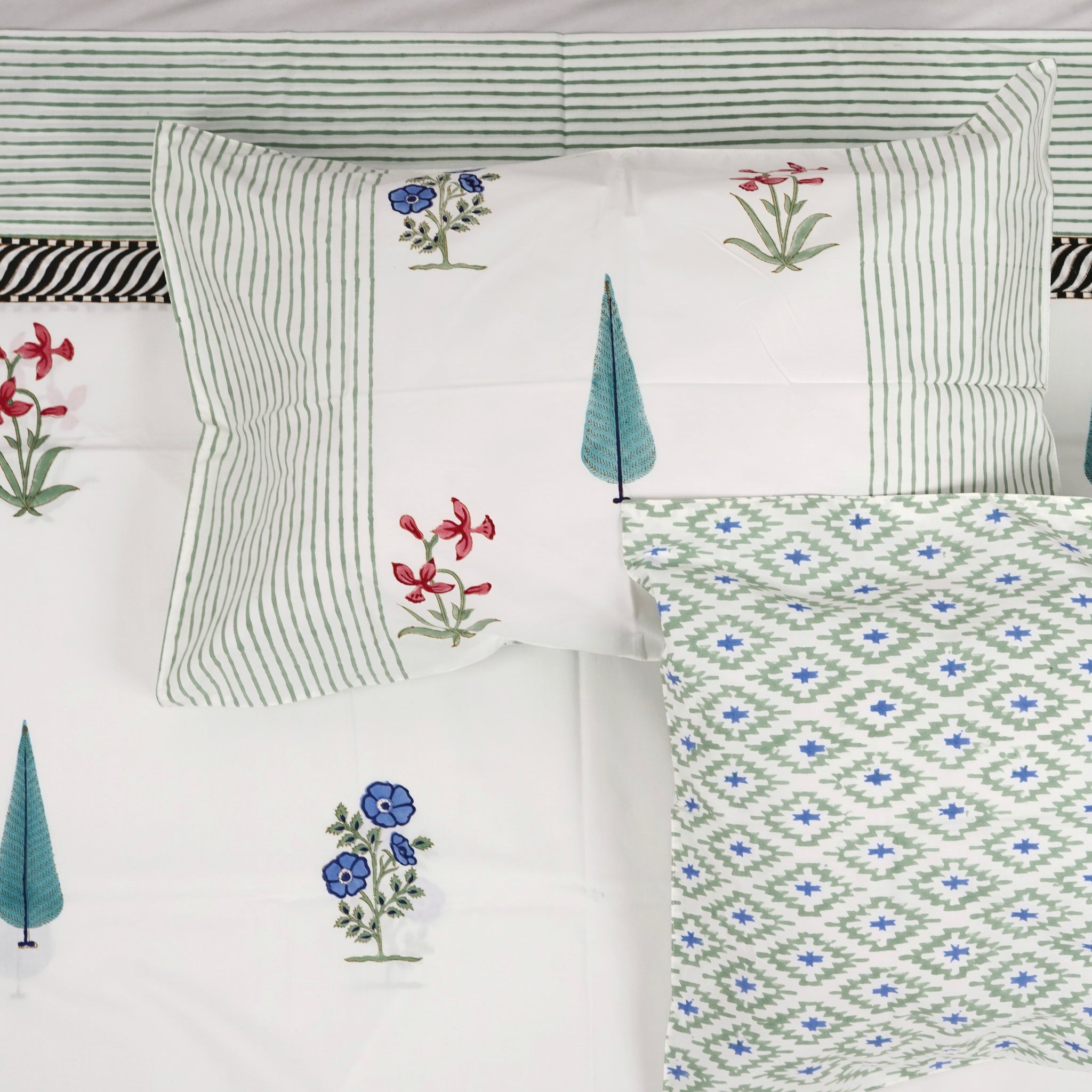 Vasanta King Size - Jumbo Size Cotton Hand Block Print
