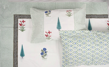 Vasanta King Size - Jumbo Size Cotton Hand Block Print
