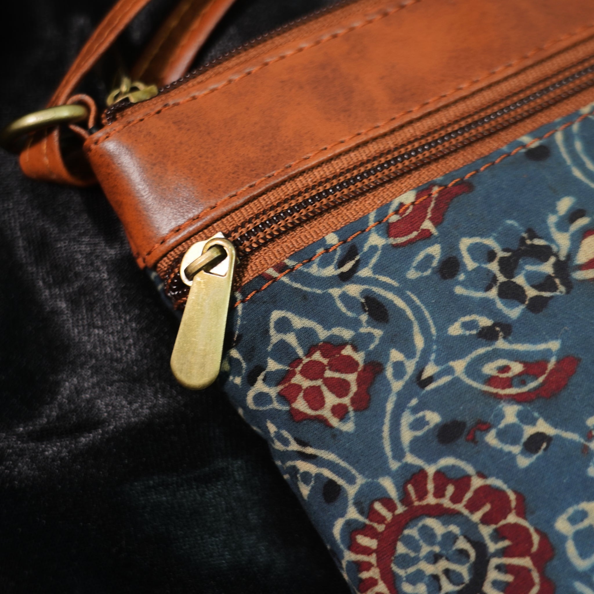 Indigo Bloom Small Sling Bag