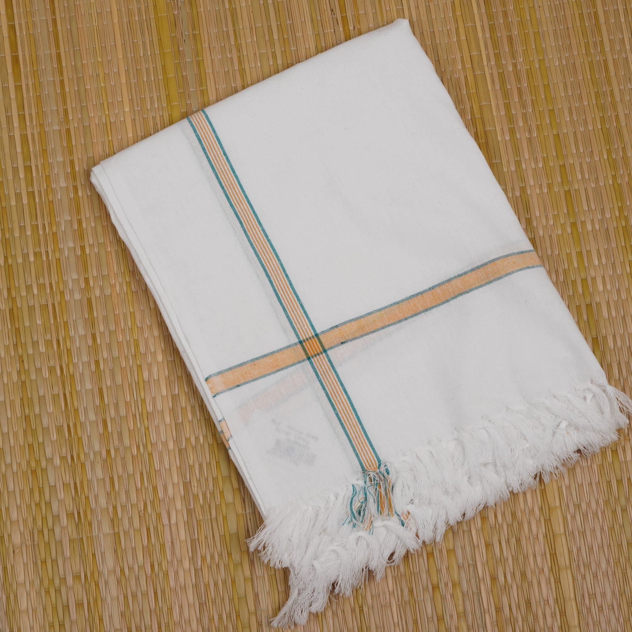 White Khadi Cotton Towel