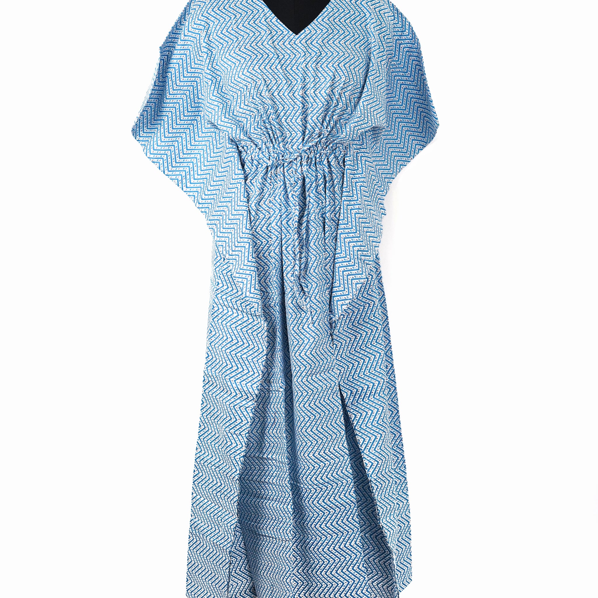 Maureya Printed Cotton Long Kaftan