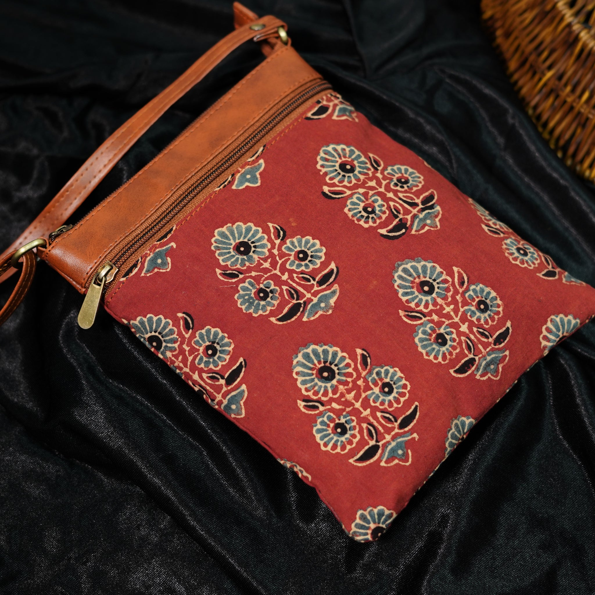 Kalamkari Charm Small Sling Bag