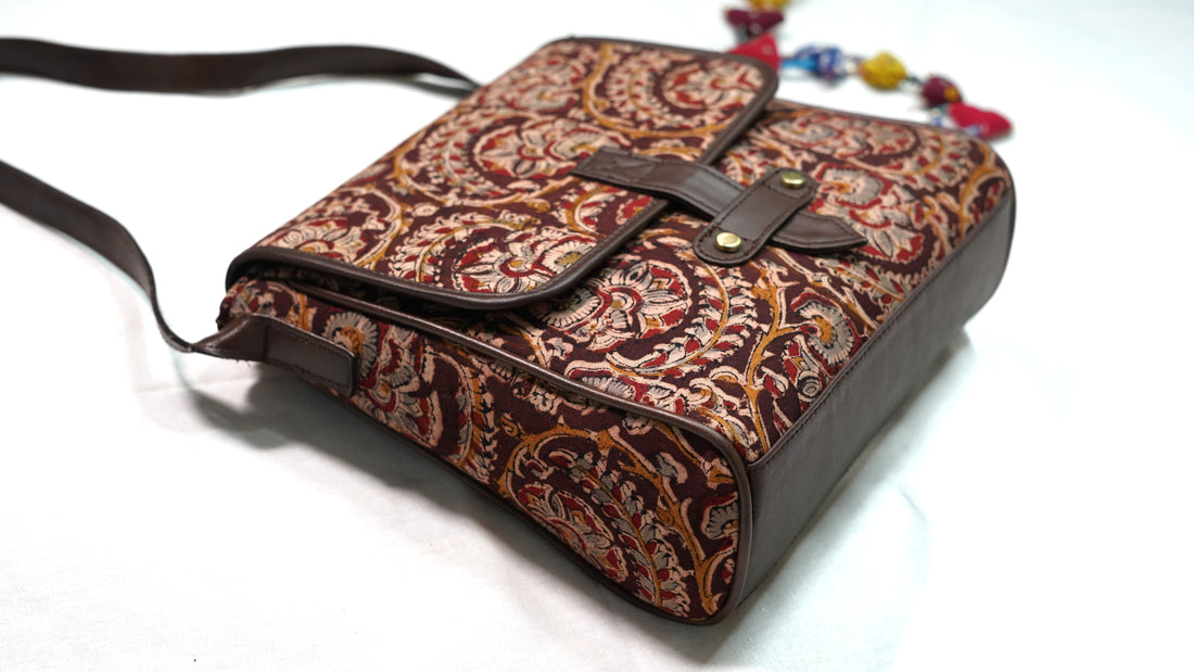 Rust Folio Flap Sling Bag