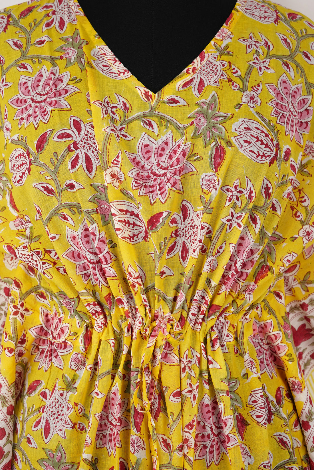 Sonna Hand Block Print Mul Cotton Short Kaftan