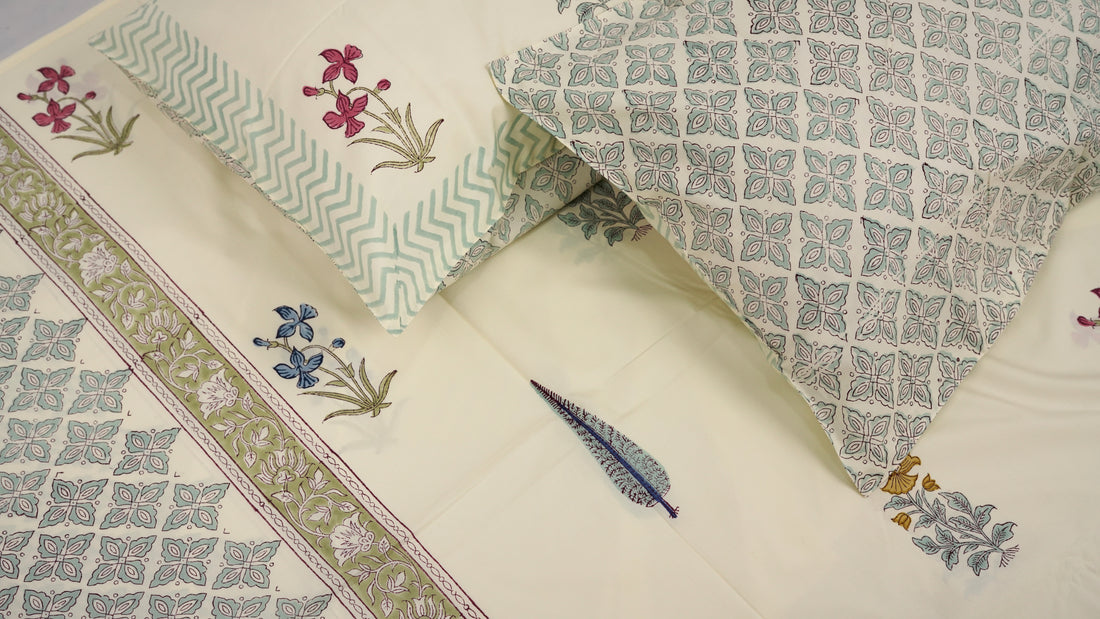 Tapti King Size - Jumbo Size Cotton Hand Block Print