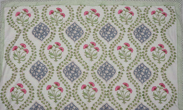 Gulbagh Handblock Dohar – Double Size